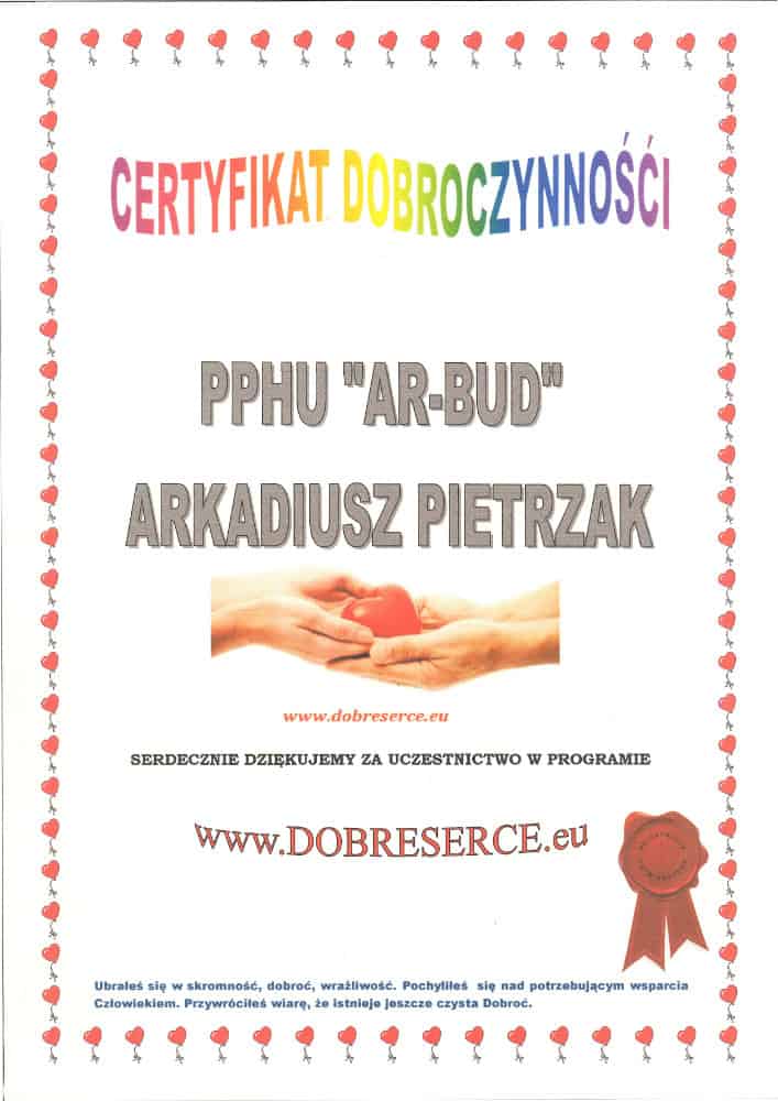 certyfikat ar-bud